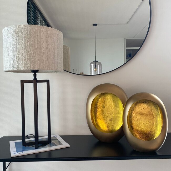 Windlicht Egg - Goud