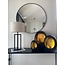 Windlicht Egg - Zwart en goud