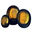 Windlicht Egg - Zwart en goud