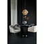 PTMD Jeno Anthracite 16 aura fabric armchair black