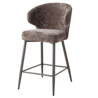 PTMD Barkruk Ares - Taupe - Zithoogte 69 cm