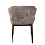 PTMD Jeno Anthracite 16 aura fabric armchair black