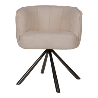 PTMD Eetkamerstoel Como - Beige