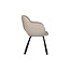 Beige eetkamerstoel met armleuning - Eetkamerstoel aanbieding
