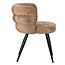 Pole to Pole Taupe eetkamerstoel Cloud - Caramel - Eettafel stoel taupe - Velvet eetkamerstoel taupe