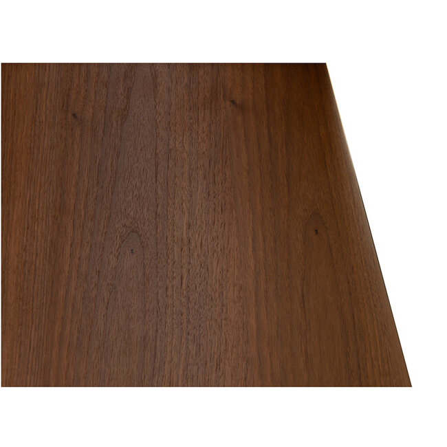 Pole to Pole Eettafel Ellipse – Ovale Keramiek Marmerlook Eettafel – Walnoot Onderstel – 220x110 cm – 8 Personen