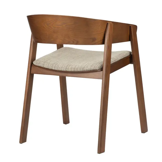 Pole to Pole Houten eetkamerstoel Edo - Japandi eetkamerstoel