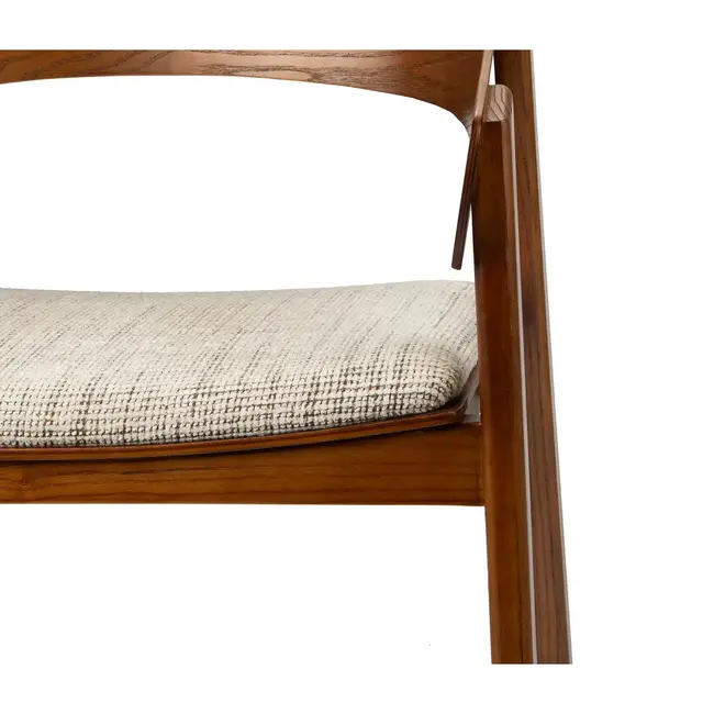 Pole to Pole Houten eetkamerstoel Edo - Japandi eetkamerstoel