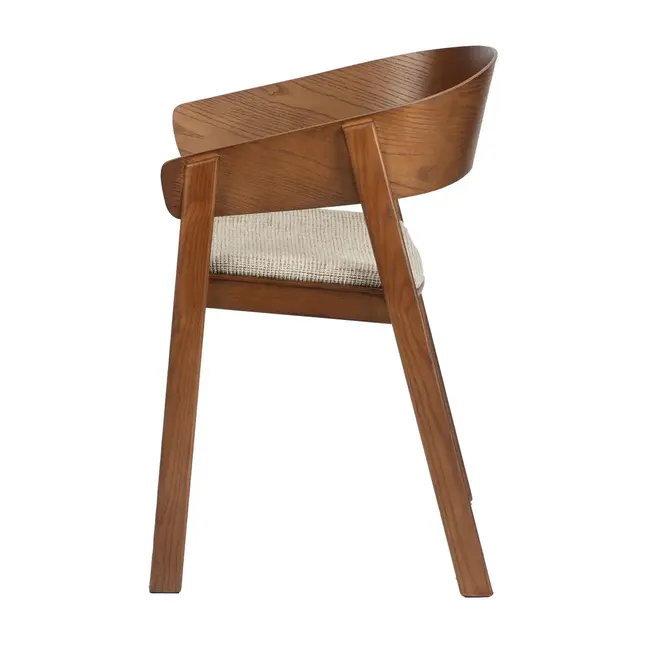 Pole to Pole Houten eetkamerstoel Edo - Japandi eetkamerstoel