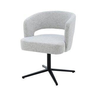 Livingfurn Eetkamerstoel Isabel - Beige - 180° draaiend frame