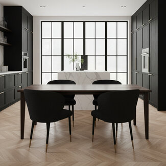 Homerebels Collection Eetkamerstoel Giorgio - Zwart