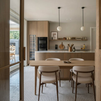 Pole to Pole Eetkamerstoel Japandi - Ivoor