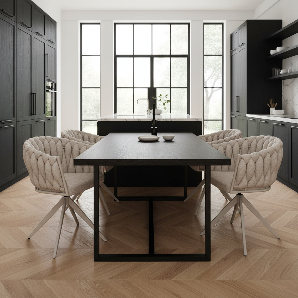 Eetkamerstoelen met een beige poot: dé interieurtrend voor een warme, natuurlijke sfeer