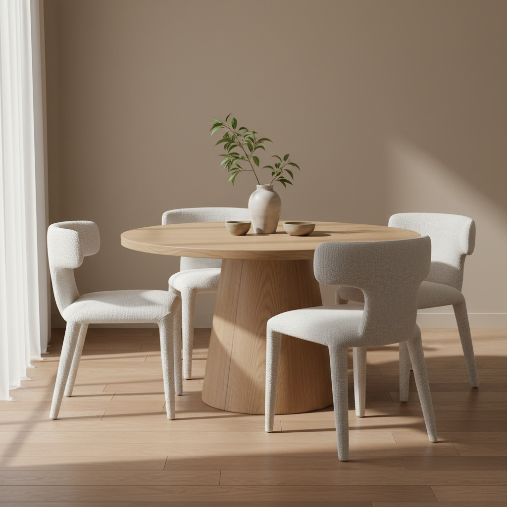 Japandi eetkamerstoelen