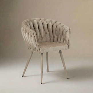 Pole to Pole Wave Chair - Cream