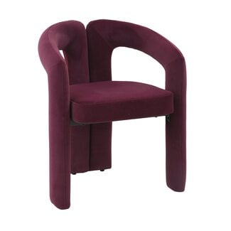 Homerebels Collection Eetkamerstoel Niru - Deep Plum