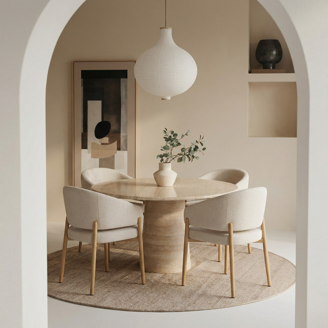 Homerebels Collection Japandi eetkamerstoel Fabi Sabi