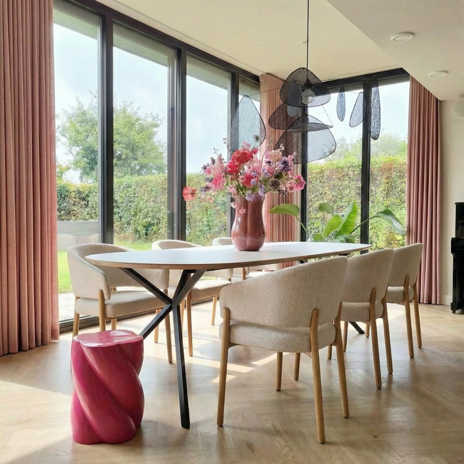 Homerebels Collection Japandi eetkamerstoel Fabi Sabi