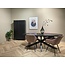 Homerebels Collection Ovalen eettafel Kala in zwart van mangohout