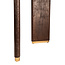 PTMD Bruine eettafel van massief mangohout met gouden poten | PTMD Liber | 200, 240 of 280 cm