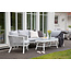 Venture Home Loungeset Virya grijs – Aluminium tuinbank met glazen tafel en kussens | 4 personen