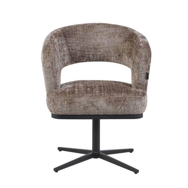 Homerebels Collection 360 graden draaibare eetkamerstoel - luxe taupe eetkamerstoel - Copy