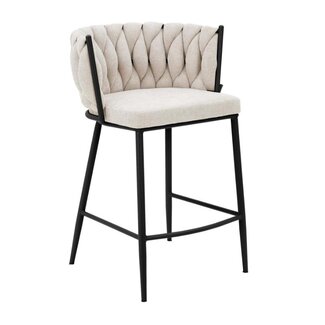 Homerebels Collection Wave Barchair - Beige Weave - Zithoogte 65 cm