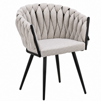 Homerebels Collection Wave Chair - Beige Weave