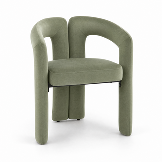 Homerebels Collection Eetkamerstoel Niru - Sage Green