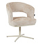 Homerebels Collection Eetkamerstoel Honey - Ultra Beige - 180° draaiend frame