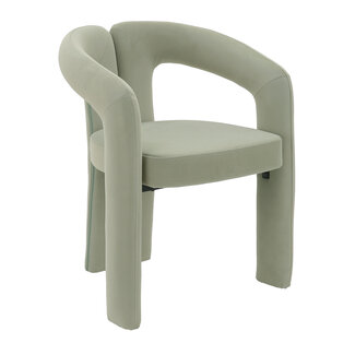 Homerebels Collection Eetkamerstoel Niru - Sage Green
