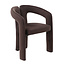 Homerebels Collection Eetkamerstoel Niru - Dark Chocolate