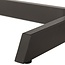 Livingfurn Donker eiken deens ovale eettafel in espresso bruin met centrale poot – bruine ovale eettafel 220 x 105 cm