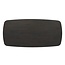 Livingfurn Donker eiken deens ovale eettafel in espresso bruin met centrale poot – bruine ovale eettafel 220 x 105 cm