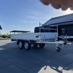 ANSSEMS PLT Plateauwagen Licht gewicht 2 x 750 kg as incl koprek!