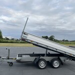 Hapert kipper 335 x 185 cm 3000 kg Bruto met rijplaten en steunpoten !