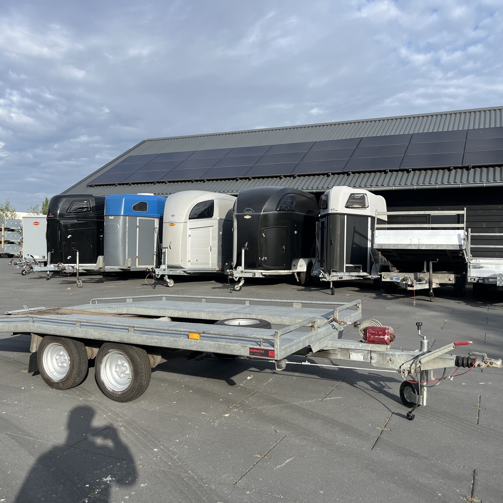 Witteveen auto transporter in goede staat! Geen BTW