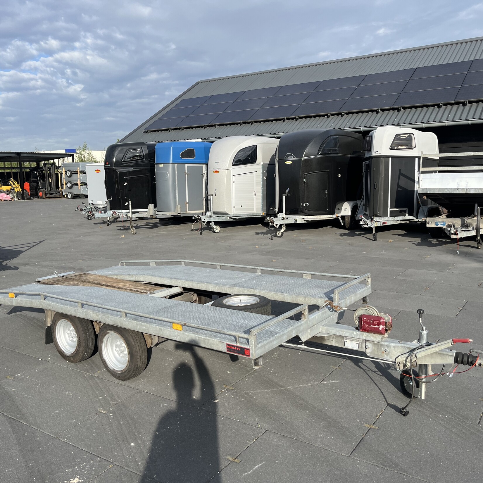 Witteveen auto transporter in goede staat! Geen BTW