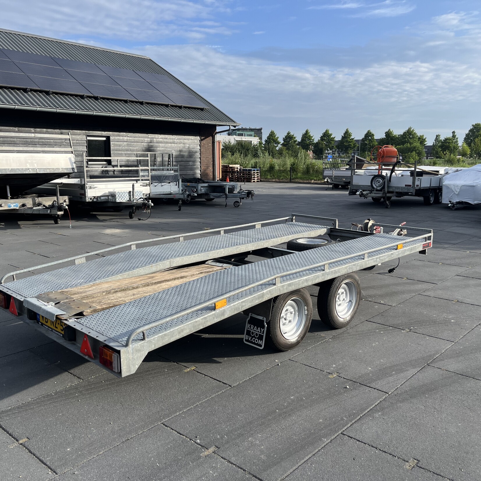 Witteveen auto transporter in goede staat! Geen BTW