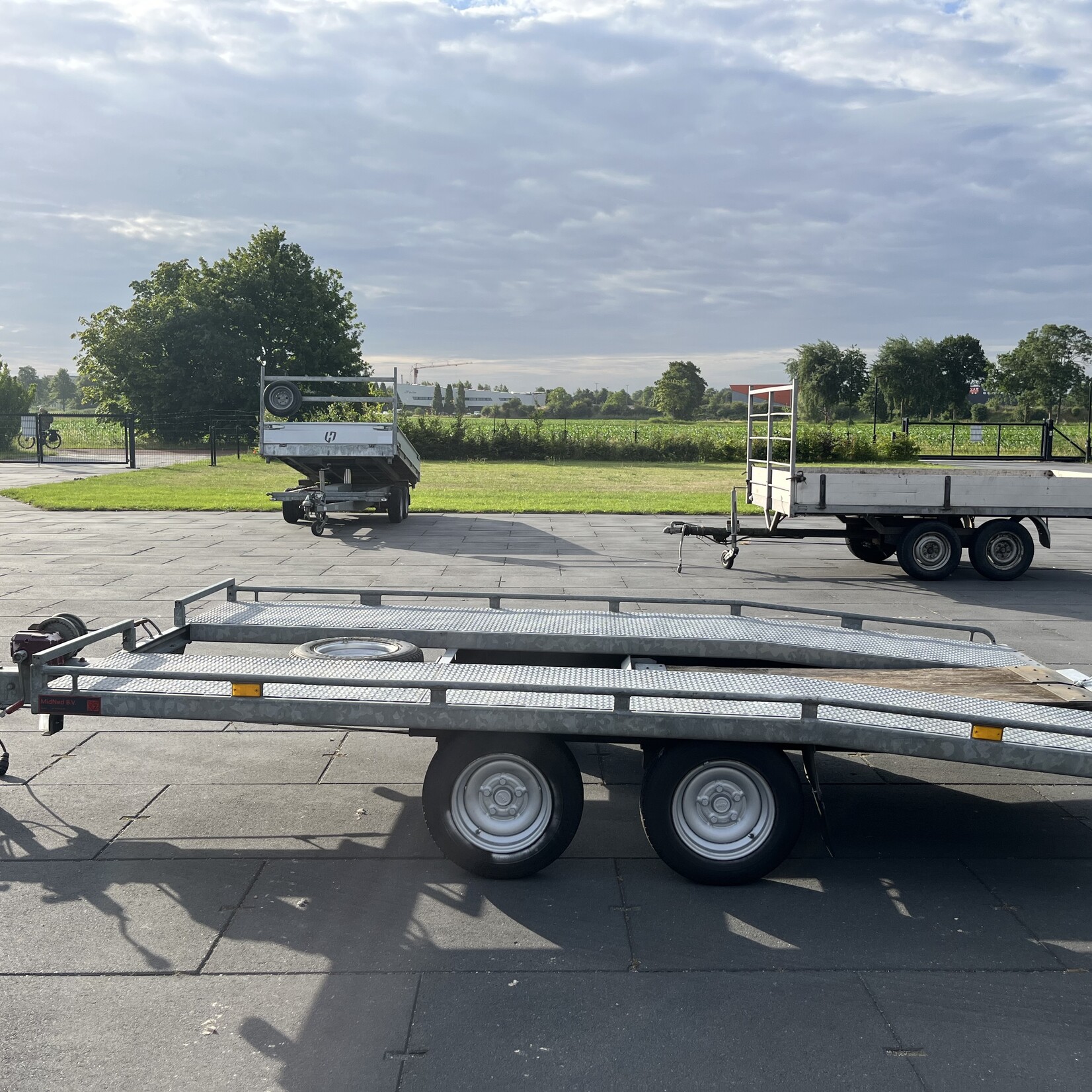 Witteveen auto transporter in goede staat! Geen BTW