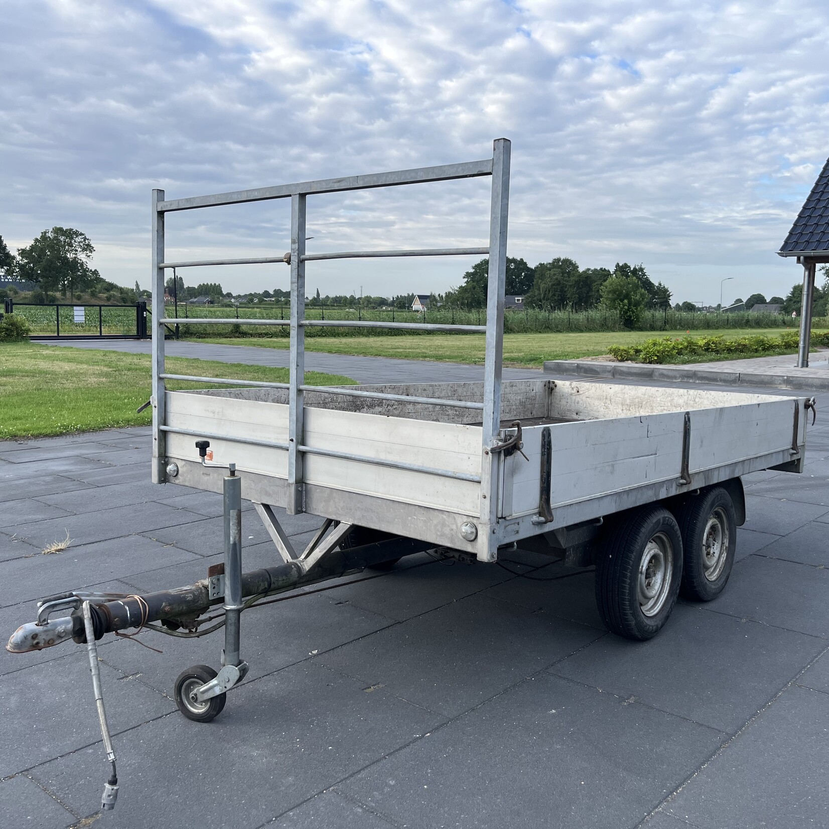 Solide Plateauwagen 400x180 Marge Geen BTW