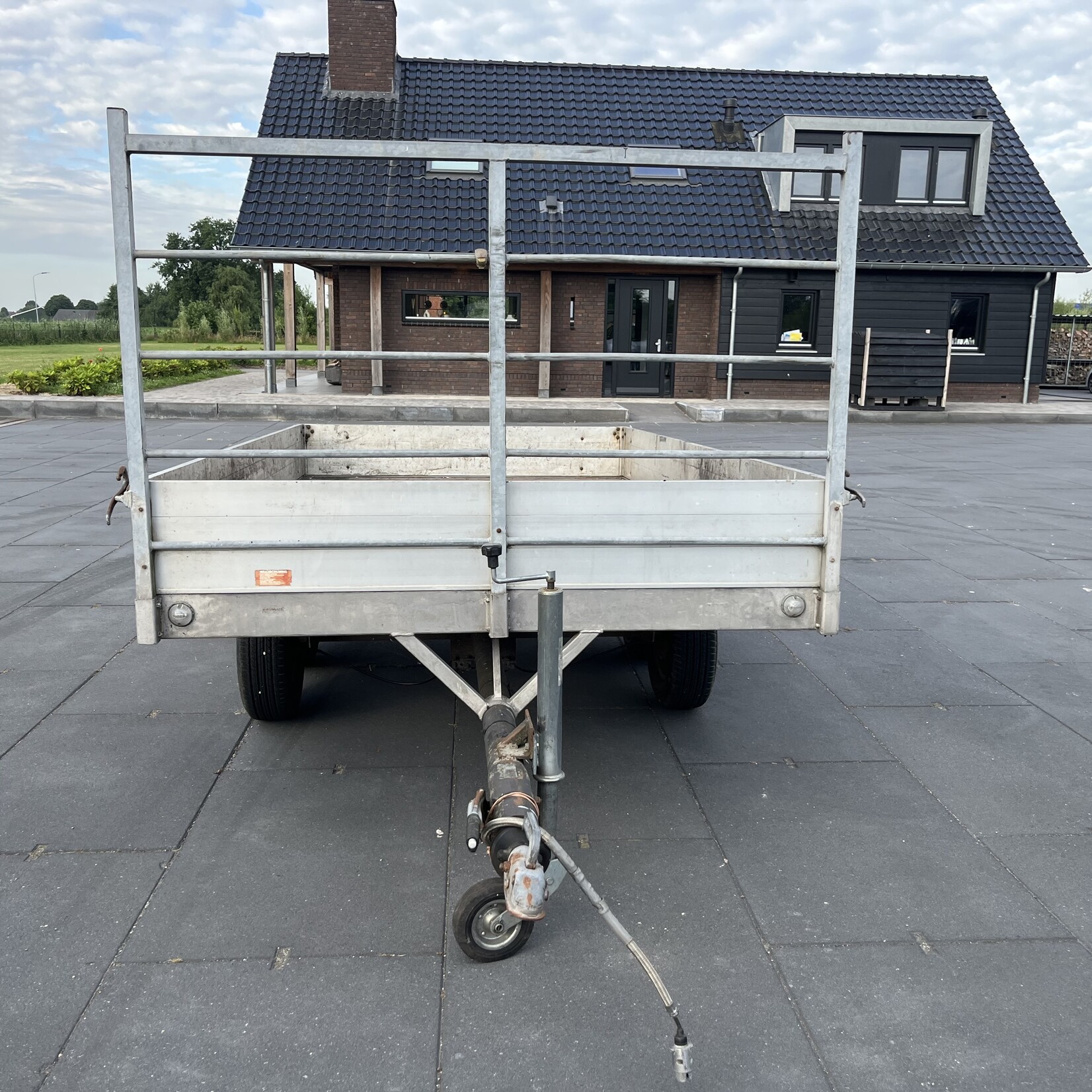 Solide Plateauwagen 400x180 Marge Geen BTW