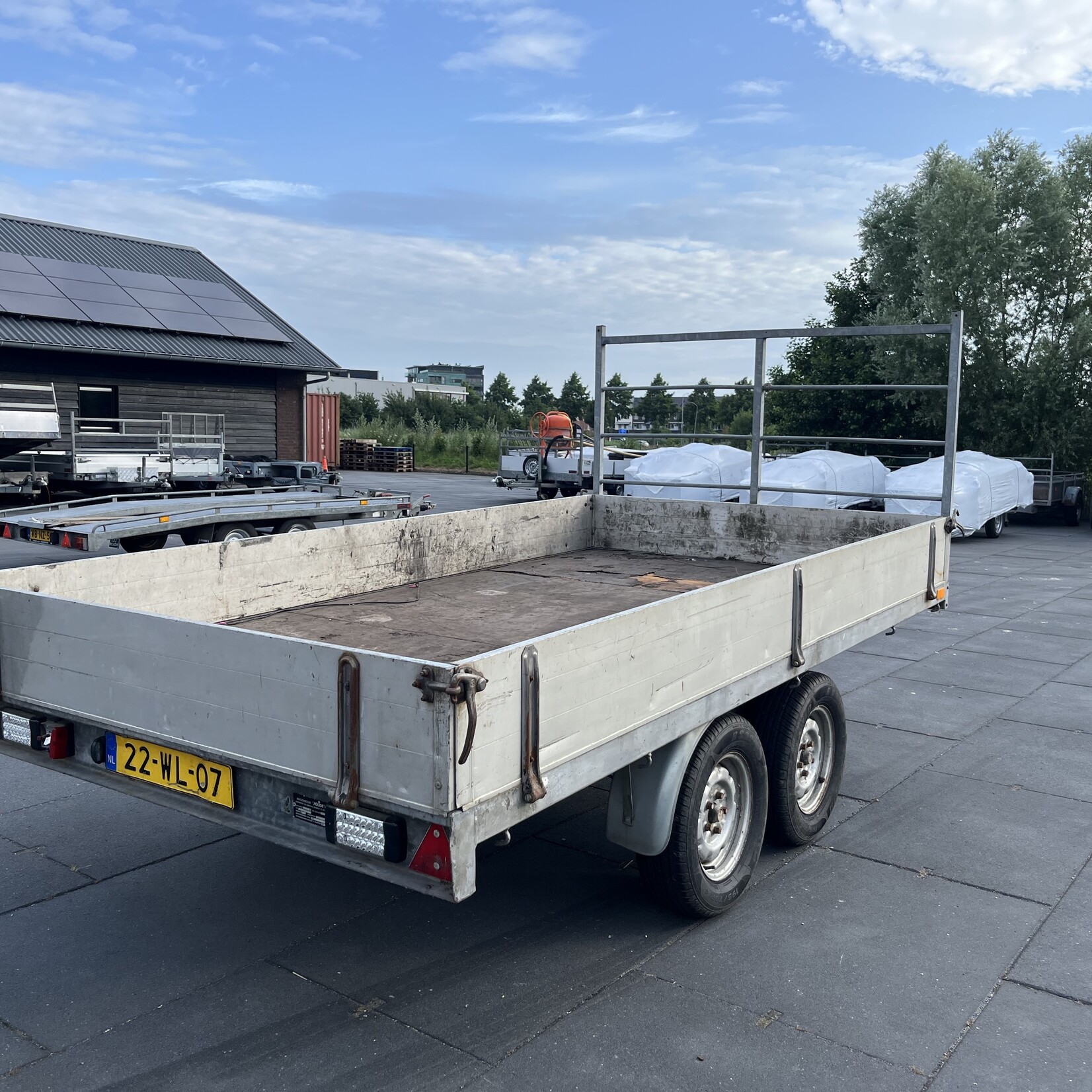 Solide Plateauwagen 400x180 Marge Geen BTW