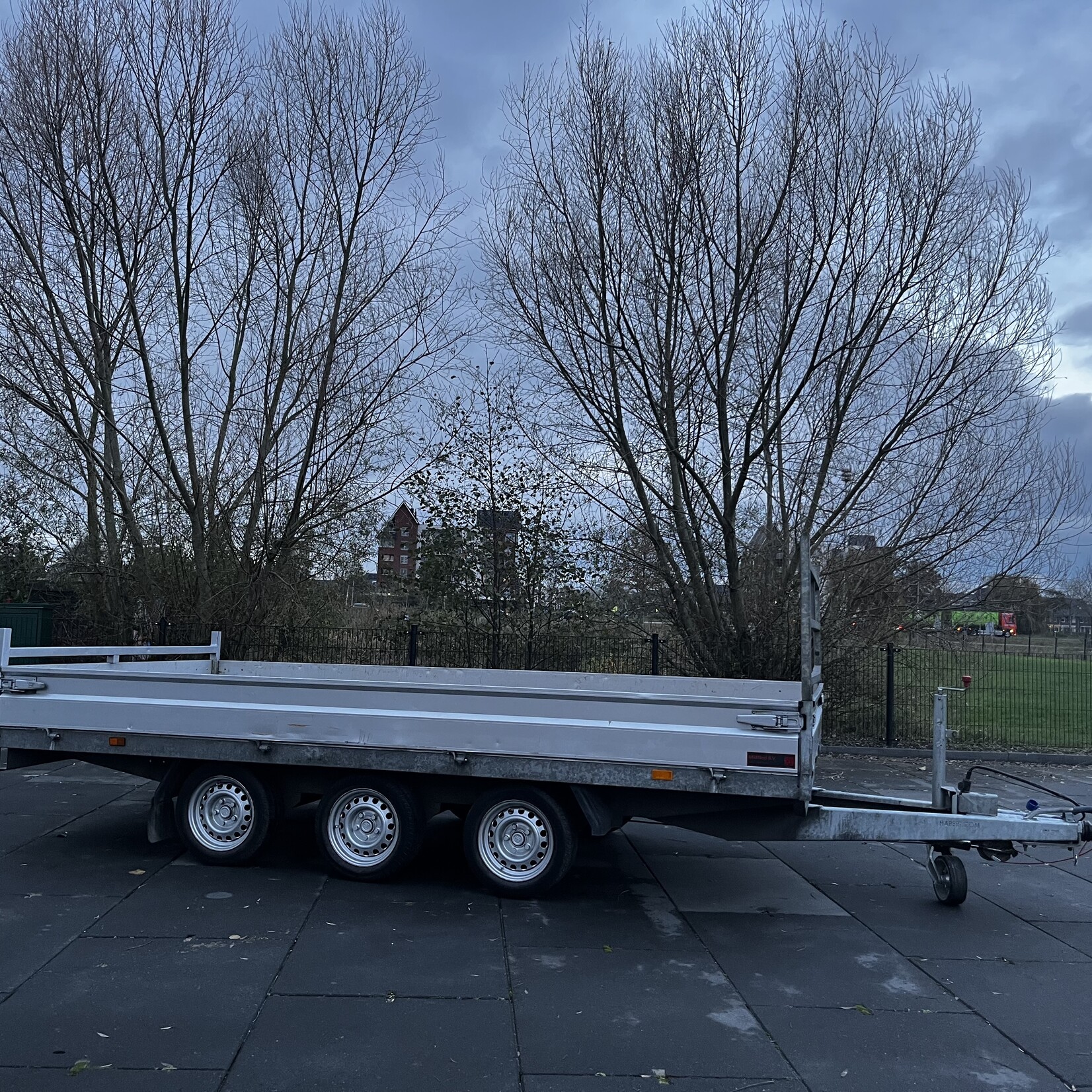 Hapert Plateauwagen 405 x 205 cm 3-asser 3500 kg