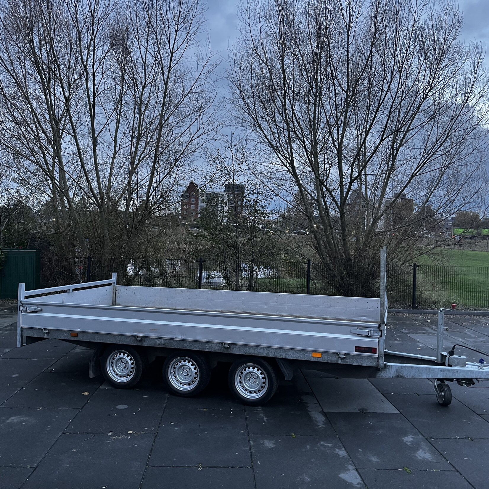 Hapert Plateauwagen 405 x 205 cm 3-asser 3500 kg