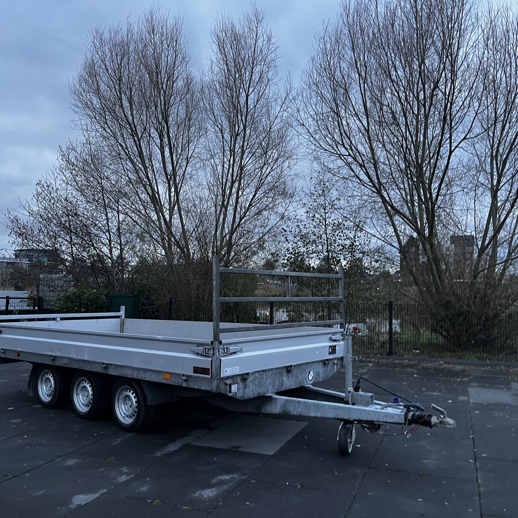 Hapert Plateauwagen 405 x 205 cm 3-asser 3500 kg