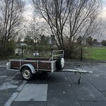 Bakwagen 200 x 110 cm 750 kg bladveren