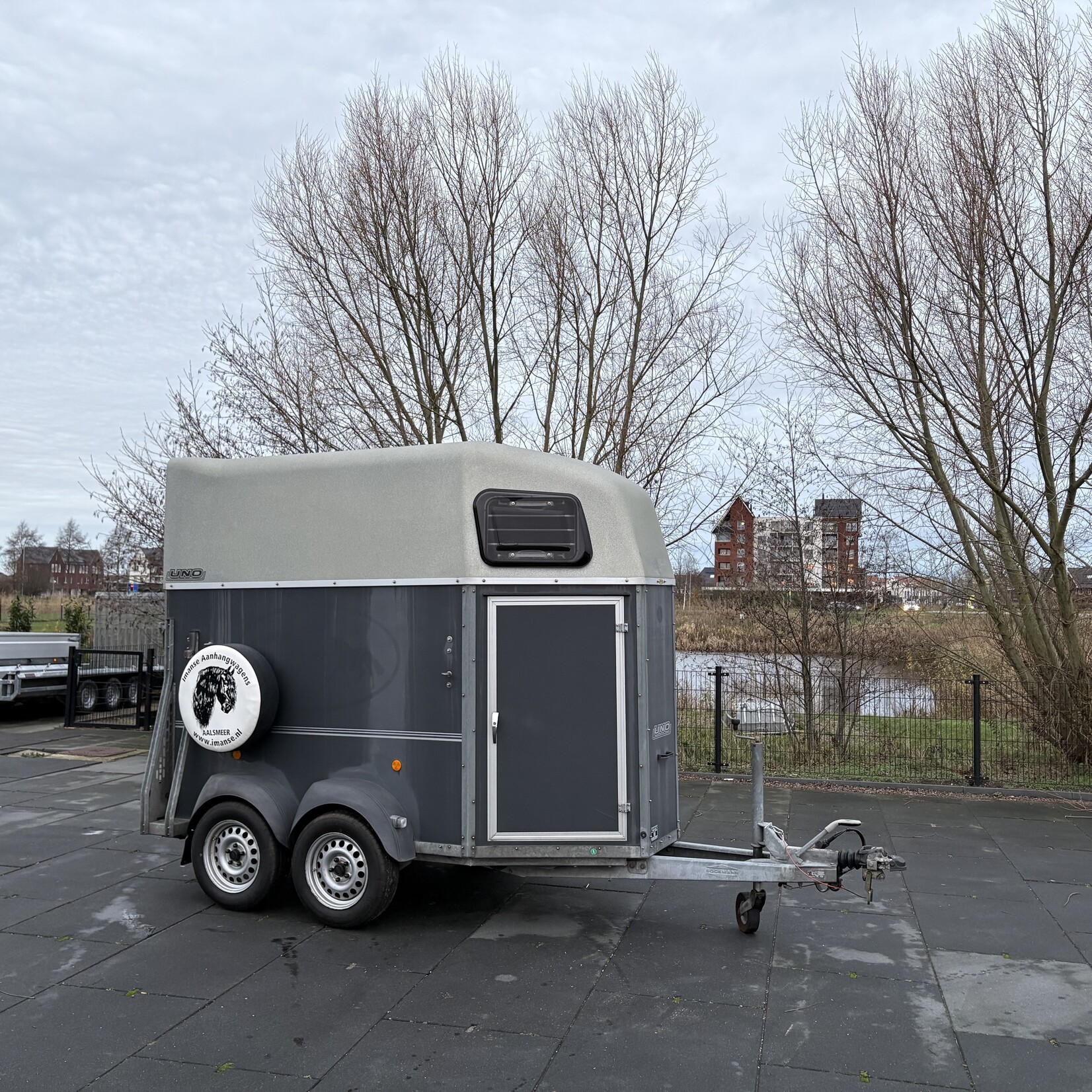 bockmann UNO in zeer goede staat 1,5 paards paardentrailer