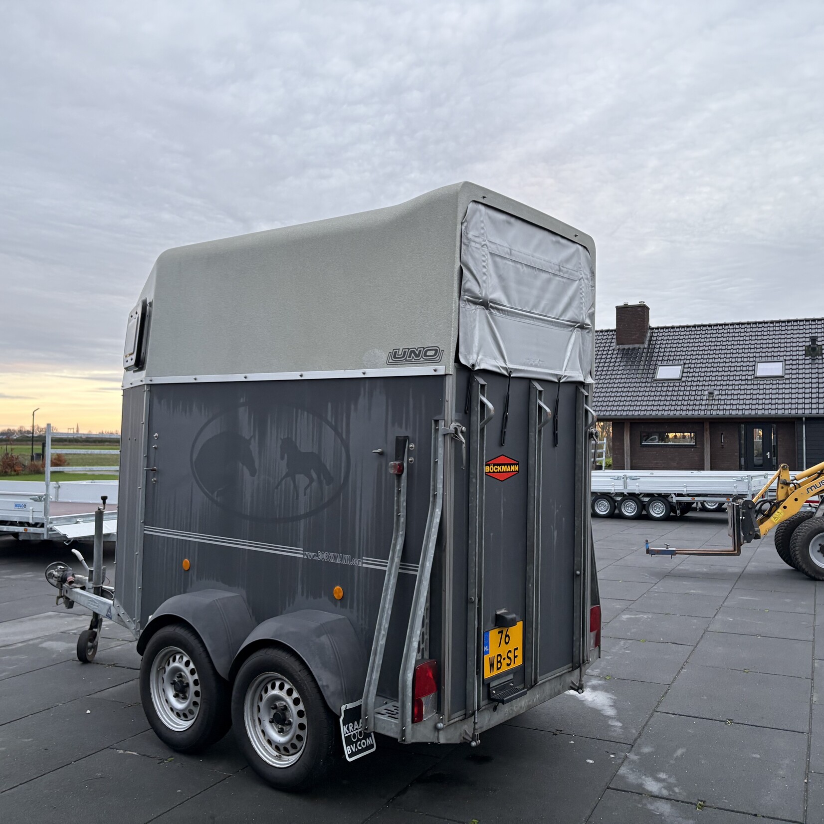 bockmann UNO in zeer goede staat 1,5 paards paardentrailer