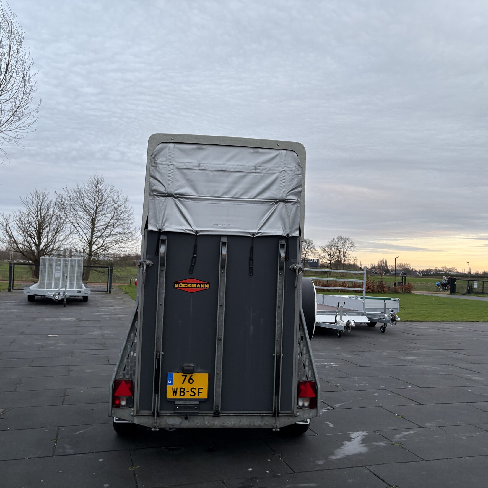 bockmann UNO in zeer goede staat 1,5 paards paardentrailer